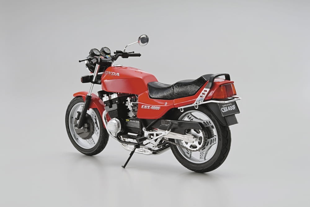 Zdjęcie dodatkowe produktu Honda CBX400F NC07 Monza Red 1:12 Aoshima 06232