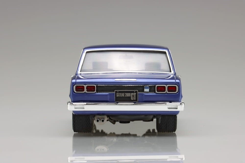 Zdjęcie dodatkowe produktu Nissan GC10 Skyline 2000GT '71 1:24 Aoshima 05836
