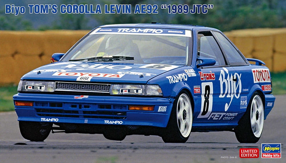 Zdjęcie główne produktu Toyota Biyo Toms Corolla Levin AE92 1:24 Hasegawa 20579