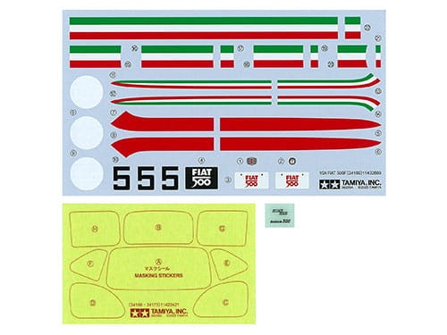 Zdjęcie dodatkowe produktu Fiat 500F 1:24 Tamiya 24169