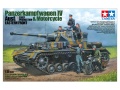 Zdjęcie główne produktu Panzerkampfwagen IV Ausf G. Early and Motorcycle Eastern Front 1:35 Tamiya 25209