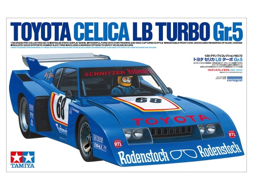 Toyota Celica LB Turbo Gr.5 1:20 Tamiya 20072
