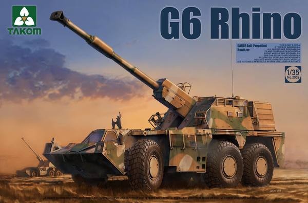 Zdjęcie główne produktu G6 Rhino SANDF S-P (self-propelled howitzer) 1:35 Takom 2052