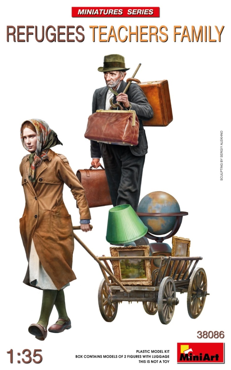 Zdjęcie główne produktu Refugees Teachers Family 1:35 MiniArt 38086