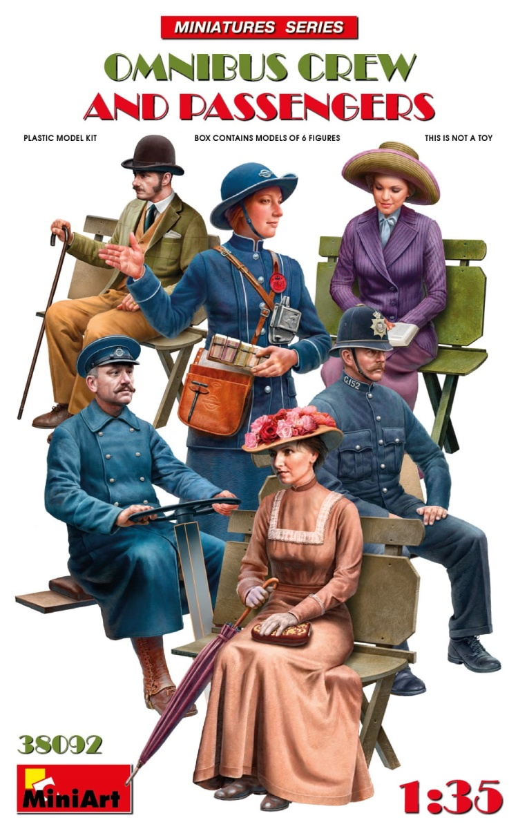 Zdjęcie główne produktu Omnibus Crew and Passengers 1:35 MiniArt 38092