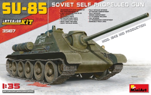 SU-85 Mod.1943 Mid Production 1:35 MiniArt 35187