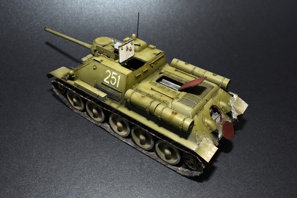 Zdjęcie dodatkowe produktu SU-85 Mod.1943 Mid Production 1:35 MiniArt 35187