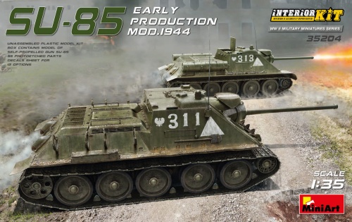 SU-85 Mod 1944 Early Production 1:35 MiniArt 35204