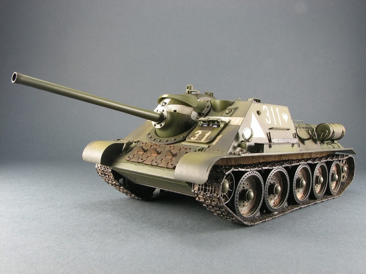 Zdjęcie dodatkowe produktu SU-85 Mod 1944 Early Production 1:35 MiniArt 35204
