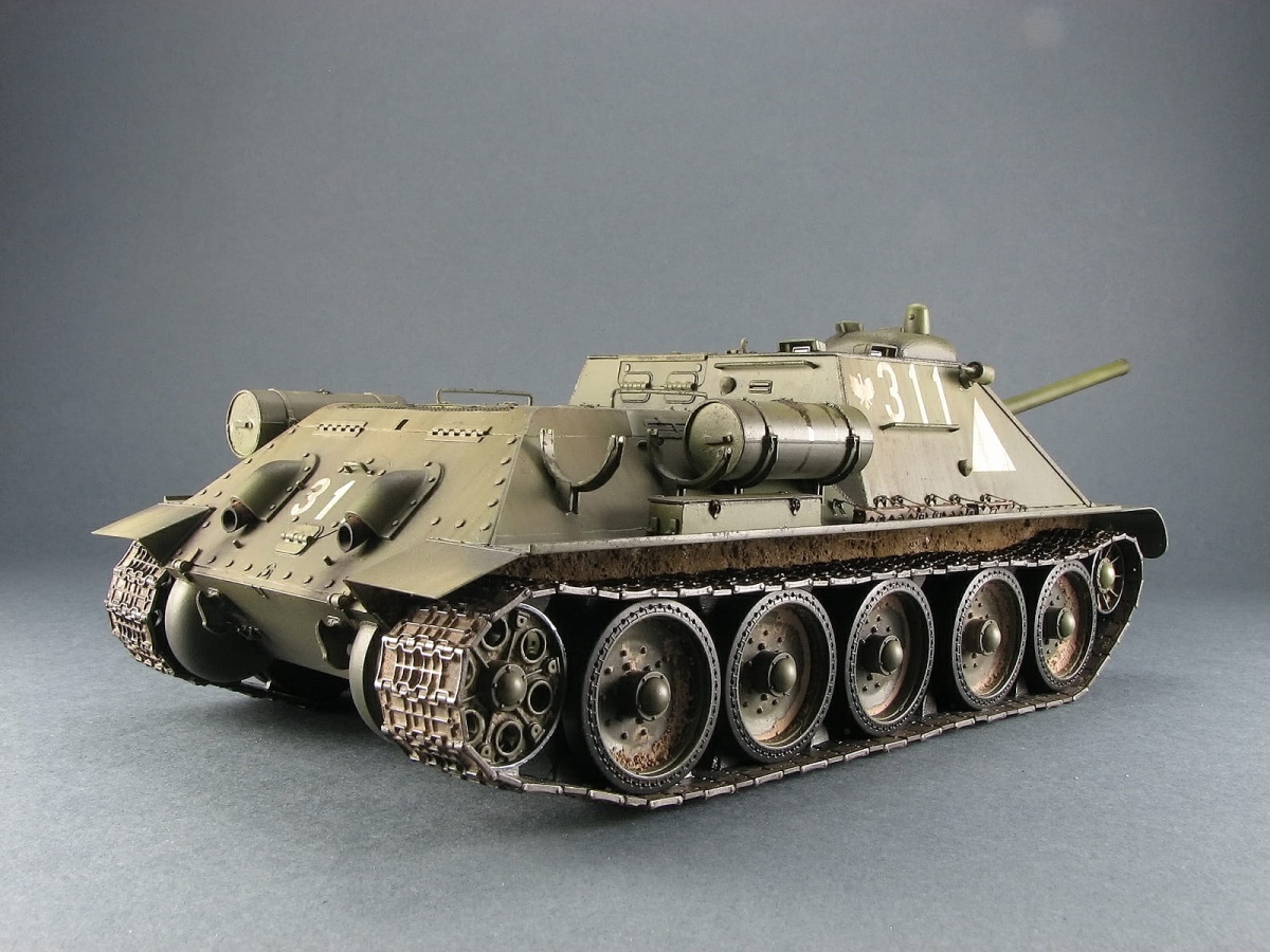 Zdjęcie dodatkowe produktu SU-85 Mod 1944 Early Production 1:35 MiniArt 35204