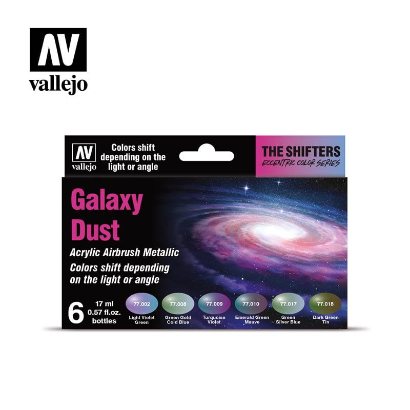 Zdjęcie główne produktu Vallejo 77092 Colorshift - Galaxy Dust set