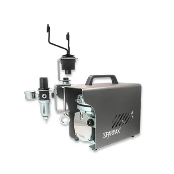 Zdjęcie dodatkowe produktu Zeta AC501XZ Kompresor do aerografu z wieszakiem i przewodem 2m Sparmax