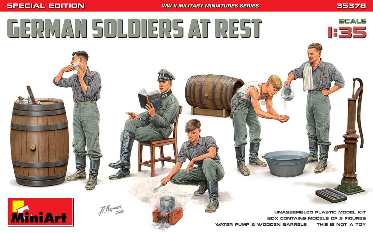 Zdjęcie główne produktu German Soldiers at Rest. Special Edition 1:35 MiniArt 35378