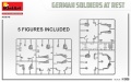 Zdjęcie dodatkowe produktu German Soldiers at Rest. Special Edition 1:35 MiniArt 35378