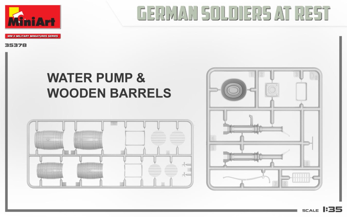 Zdjęcie dodatkowe produktu German Soldiers at Rest. Special Edition 1:35 MiniArt 35378