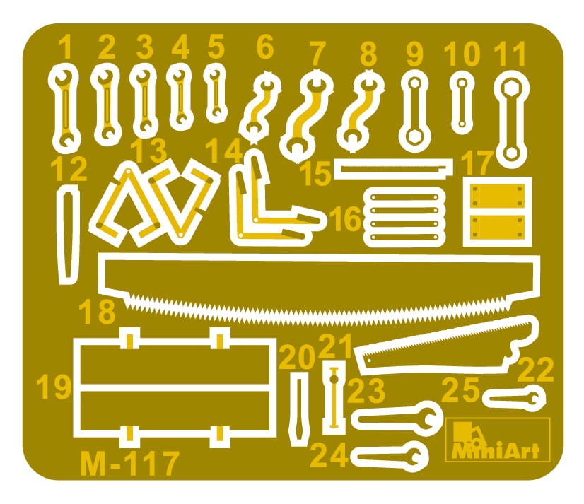 Zdjęcie dodatkowe produktu Tool Set 1:35 MiniArt 35603