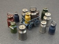 Zdjęcie dodatkowe produktu Milk Cans With Small Cart 1:35 MiniArt 35580