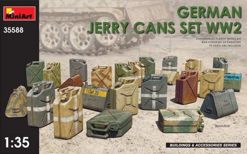 German Jerry Cans Set WW2 1:35 MiniArt 35588