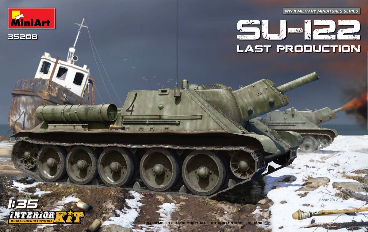 Zdjęcie główne produktu Su-122 (Last Production) Interior Kit 1:35 MiniArt 35208