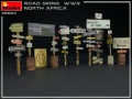 Zdjęcie dodatkowe produktu Road Signs WW2 North Africa 1:35 MiniArt 35604