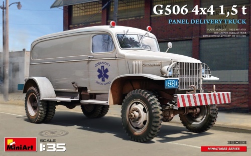 G506 4х4 1,5 T Panel Delivery Truck 1:35 MiniArt 38083