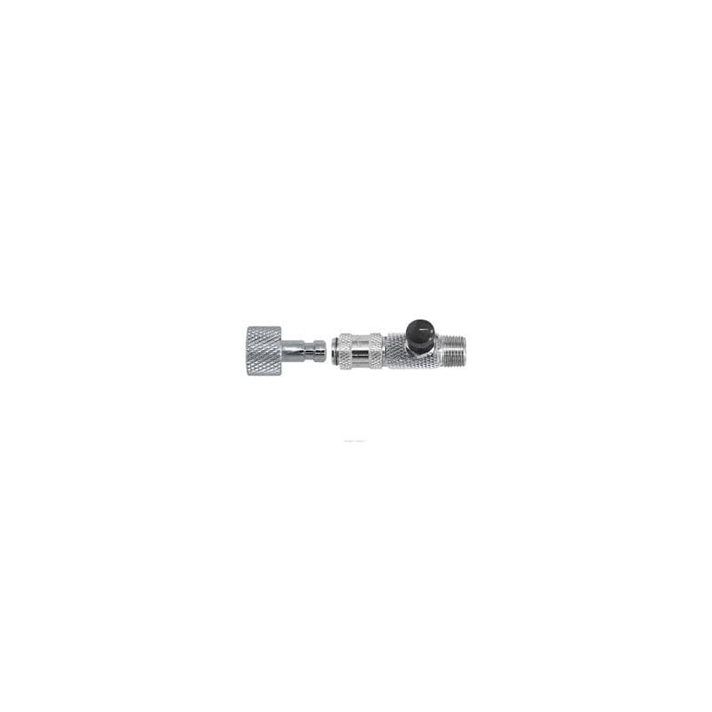 Zdjęcie dodatkowe produktu Szybkozłączka do aerografu (Male, 1/8" Fitting QD with Air Control Valve Set, Female Socket, 1/8" Fitting) Sparmax 41200354