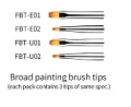 Zdjęcie dodatkowe produktu Phoenix Plume Interchangeable Broad Painting Brush Handle DSPIAE PT-TB