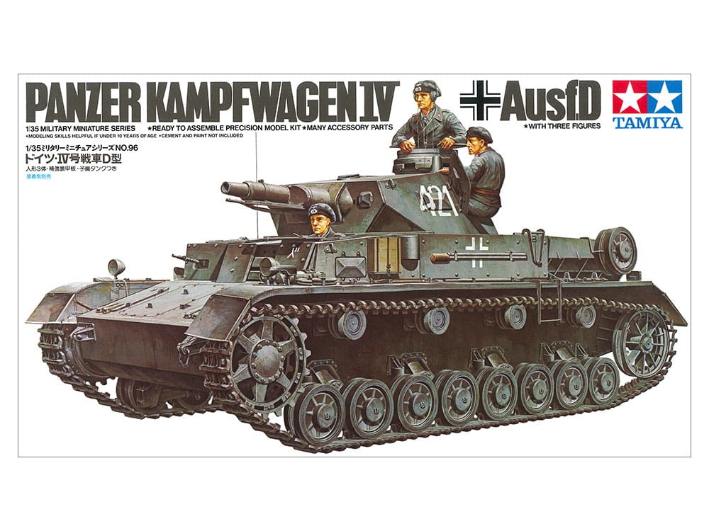 Zdjęcie główne produktu Panzerkampfwagen IV Pz.Kpfw. IV Ausf.D 1:35 Tamiya 35096