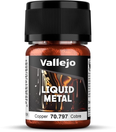 Zdjęcie główne produktu Vallejo 70797 Copper Liquid Metal 35ml