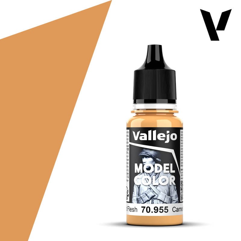 Zdjęcie dodatkowe produktu Vallejo 70955 Flat Flesh Model Color Farba