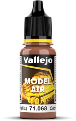 Vallejo 71068 Copper (Metallic) Model Air Farba