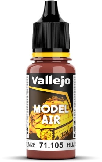 Zdjęcie główne produktu Vallejo 71105 Brown RLM26 Model Air Farba