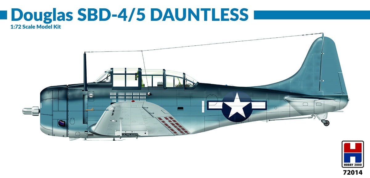 Zdjęcie główne produktu Douglas SBD-4/5 Dauntless 1:72 Hobby 2000 72014