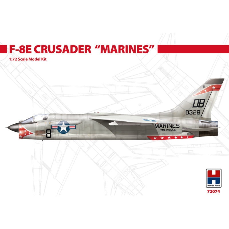 Zdjęcie główne produktu F-8E Crusader Marines 1:72 Hobby 2000 72074