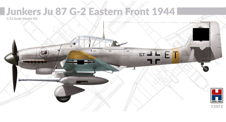 Zdjęcie główne produktu Junkers Ju 87 G-2 - Eastern Front (1944) 1:72 Hobby 2000 72072