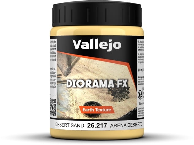 Zdjęcie główne produktu Vallejo 26217 Desert Sand Earth Texture 200ml