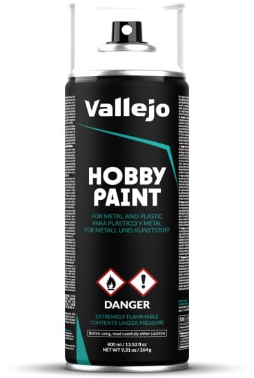 Zdjęcie główne produktu Vallejo 28010 Primer White Podkład Biały Farba 400ml Spray