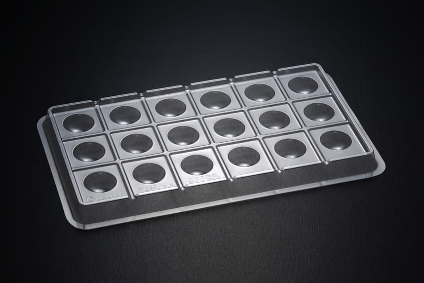 Zdjęcie dodatkowe produktu Sucha Paleta 18 pól (5szt) Tamiya 87195 Palette for Brush Painting