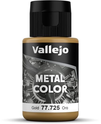 Zdjęcie główne produktu Vallejo 77725 Gold Metal Color Farba 32ml
