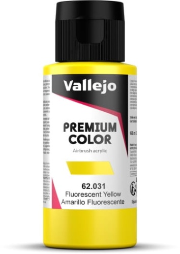 Vallejo 62031 Fluorescent Yellow Premium 60ml