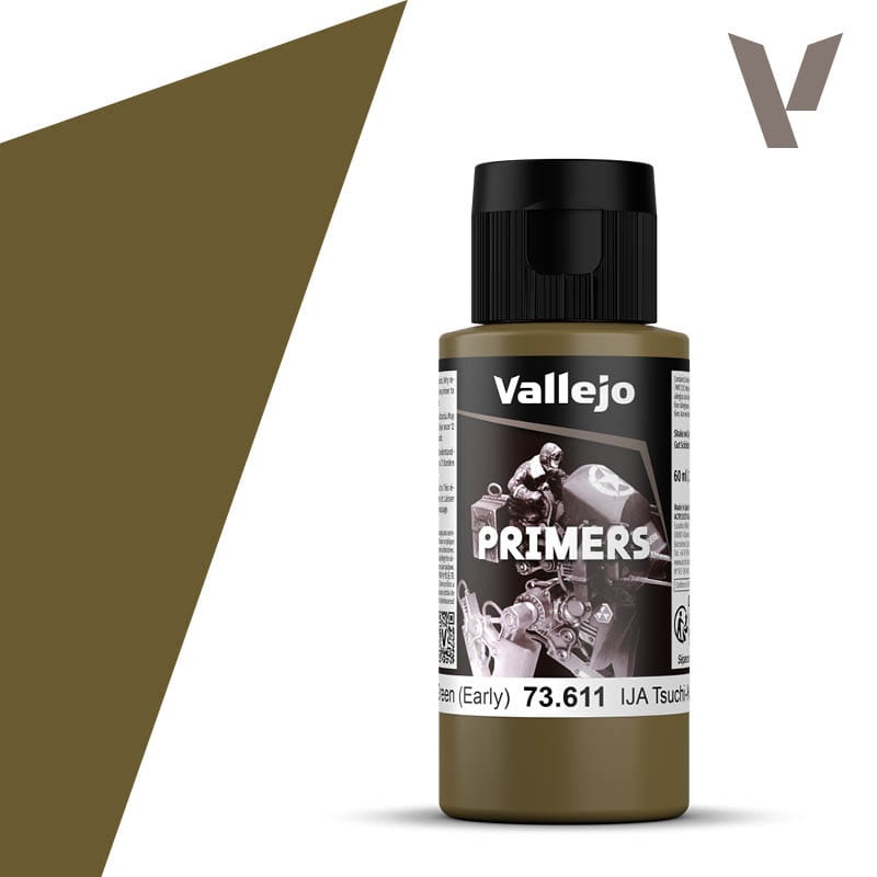 Zdjęcie dodatkowe produktu Vallejo 73611 Earth Green (Early) Surface Primer Podkład Farba 60ml