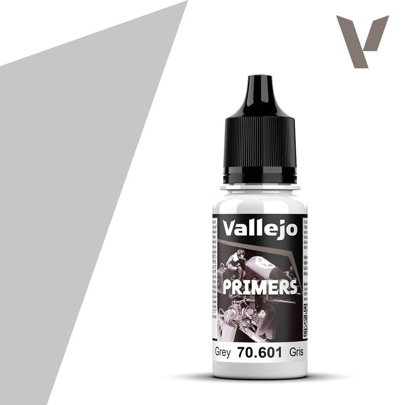 Zdjęcie dodatkowe produktu Vallejo 70601 Grey Surface Primer Podkład Szary Farba 18ml