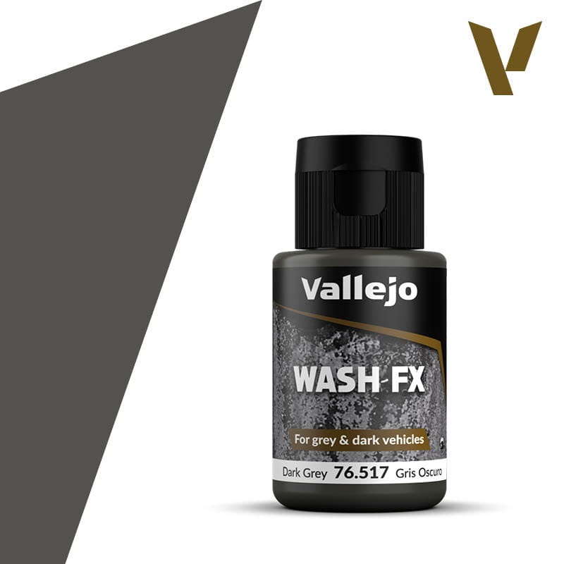 Zdjęcie główne produktu Vallejo 76517 Dark Grey Wash FX 35ml