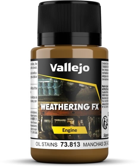 Zdjęcie główne produktu Vallejo 73813 Oil Stains Weathering Effect
