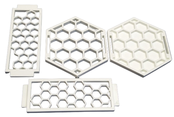 Zdjęcie dodatkowe produktu Stojak na pędzle (organizer) biały PLUTON Hobby 77111