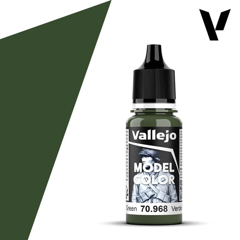 Zdjęcie dodatkowe produktu Vallejo 70968 Flat Green Model Color Farba