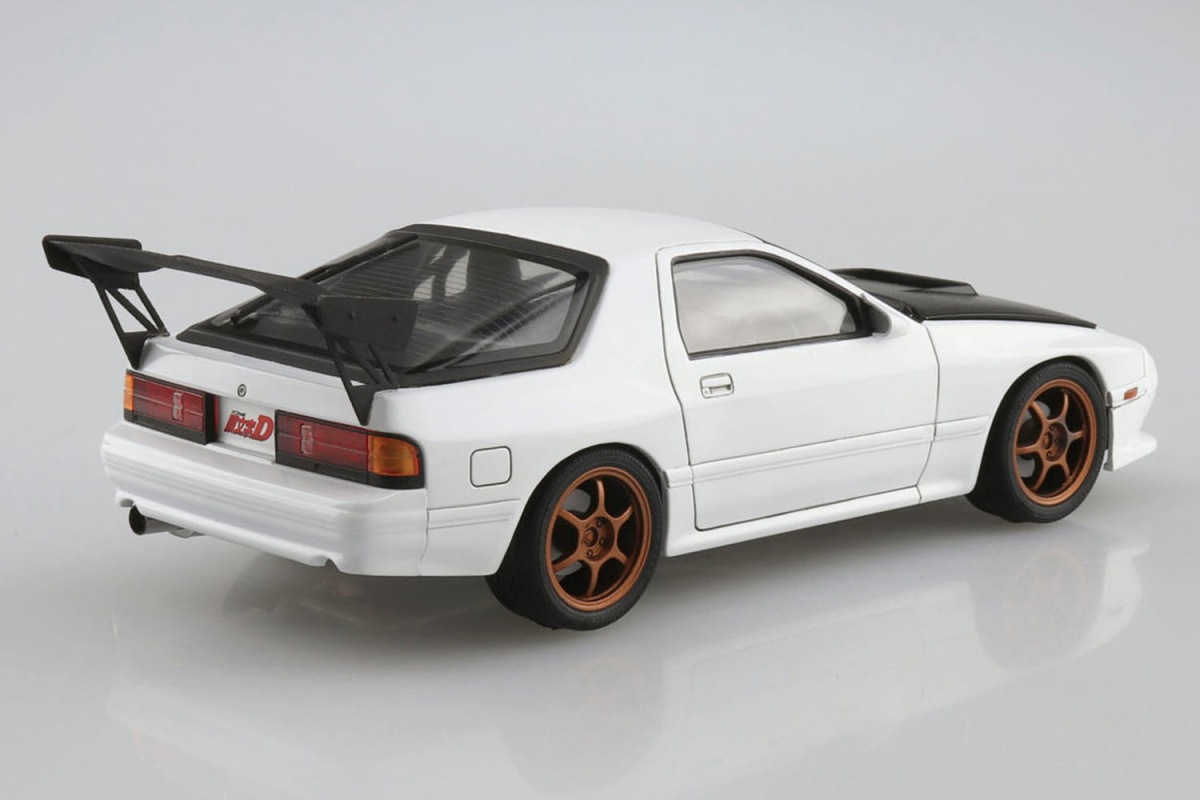 Zdjęcie dodatkowe produktu Mazda RX-7 FC3S 1:24 Initial D Ryosuke Takahashi Battle version Aoshima 059623