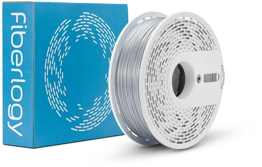 Zdjęcie dodatkowe produktu Filament Fiberlogy Easy PET-G Silver 1,75 mm 0,85kg