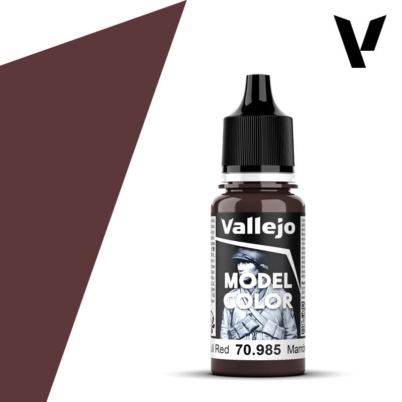 Zdjęcie dodatkowe produktu Vallejo 70985 Hull Red Model Color Farba