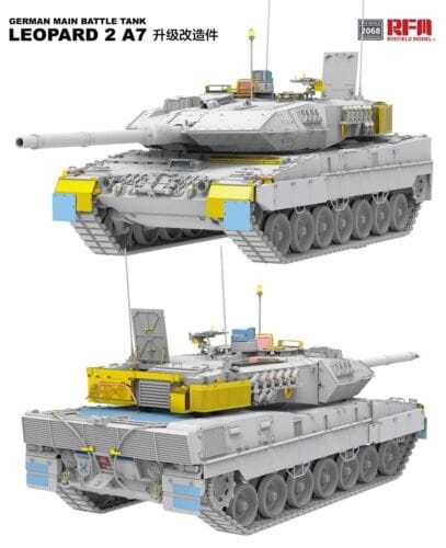 Zdjęcie główne produktu Upgrade Set for German Main Battle Tank Leopard 2 A7 (RFM-5108) 1:35 Rye Field Model 2068